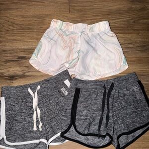 Light Marble Print Women’s Shorts - Pastel